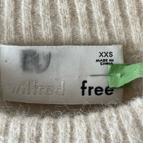 ❌SOLD ❌Aritzia Wilfred Free Cipriana Alpaca Wool Blend Striped Sweater Dress XXS - Picture 8 of 9